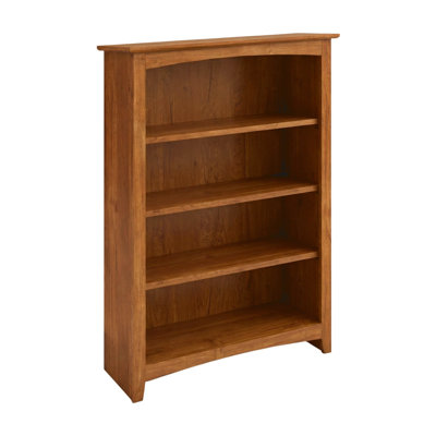 Malani 36" H Solid Wood Classic Bookcase