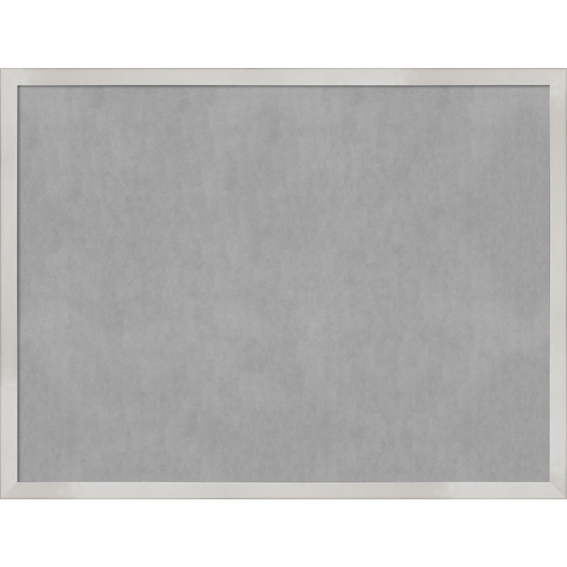 Tableau magnétique à cadre argenté Svelte, H 19 po x l 25 po