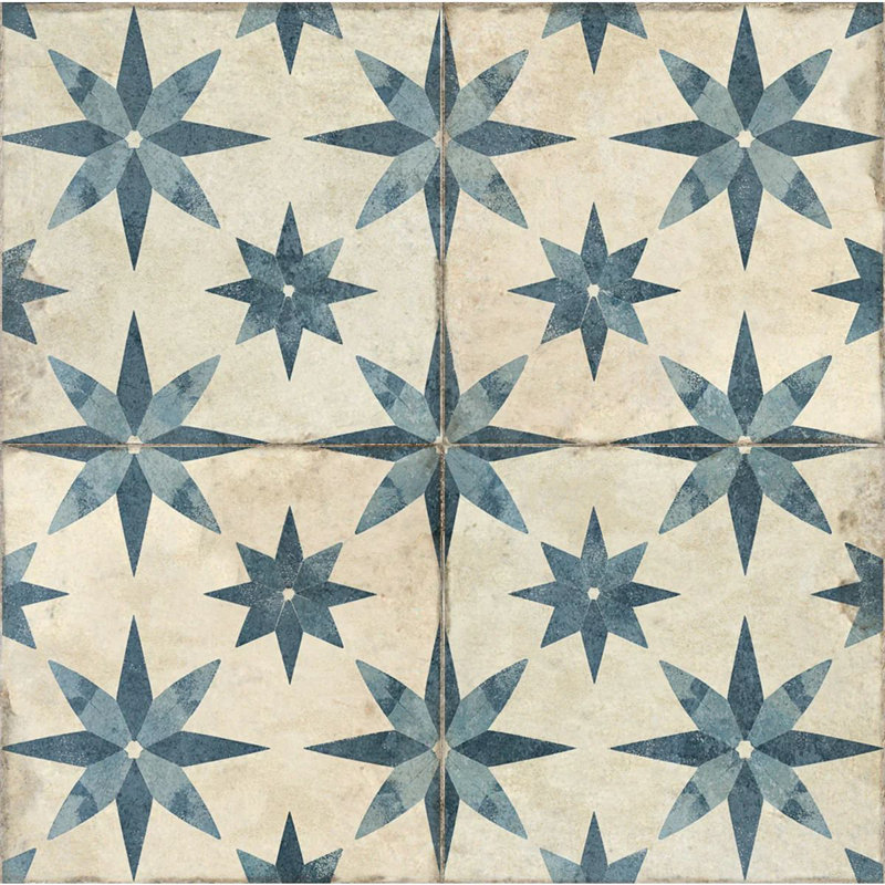 Carrelage mosaïque floral en vinyle 6 po x 6 po (ensemble de 24), Vert foncé