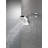 H2Okinetic 5-Setting Shower Head, Square Shower Head-100848279