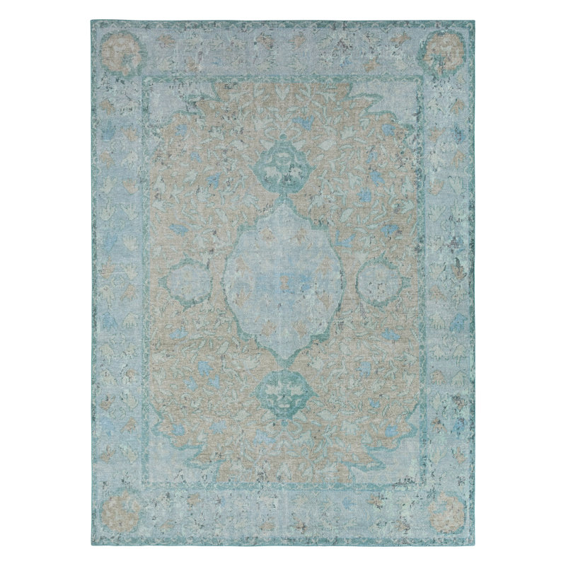Handmade Wool Oriental Area Rug, Rectangle 12' x 15'