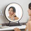 Makeup Vanity with Light mirror,4 drawers