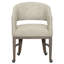 Cleo Upholstered Solid Back Arm Chair-1716518450-1692410332