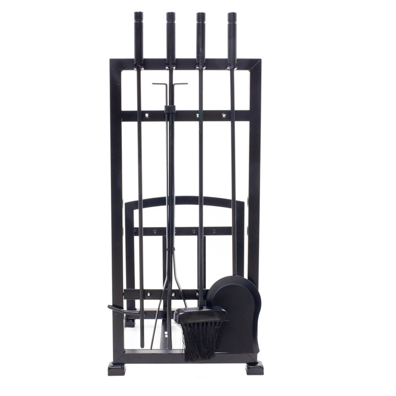 Adiqa Steel Fireplace Tool Set