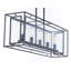 Luminaire suspendu linéaire pour îlot de cuisine 5 lumières Cosette-22116548