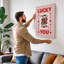 Lucky You Retro - Wrapped Canvas-1437686360-1437686364