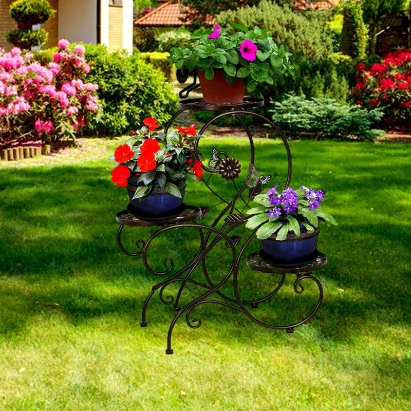 Support pour plante à 3 niveaux
