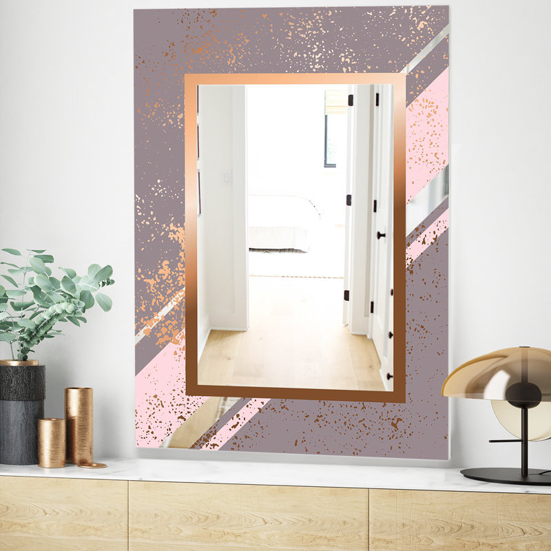 Miroir mural Border, H 39,4 po x l 29,5 po