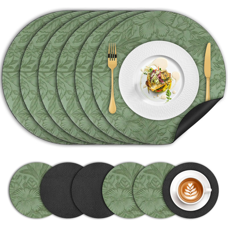 Faux Leather Placemat