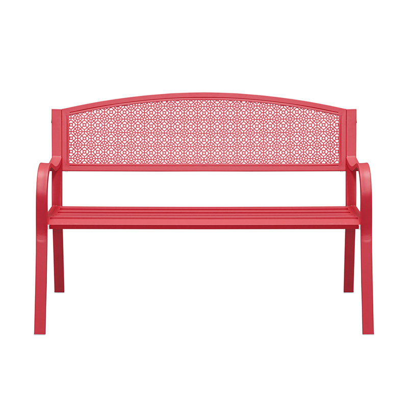  Banc de jardin extérieur, Rouge