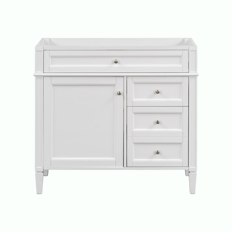 Meuble-lavabo 36 po sans lavabo supérieur, Blanc