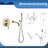 Wall Bath Faucet with Diverter-70856990