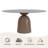 Ikerne Light Gray Sintered Stone Wooden Dining Table For 4/6/8-1442883749