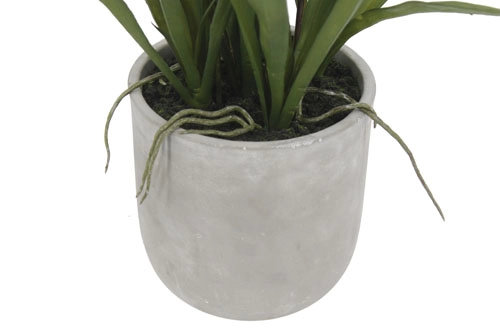 26" Artificial White Orchid in Vanda Pot