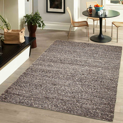 Delayza Performance Hand Braided Wool Rug