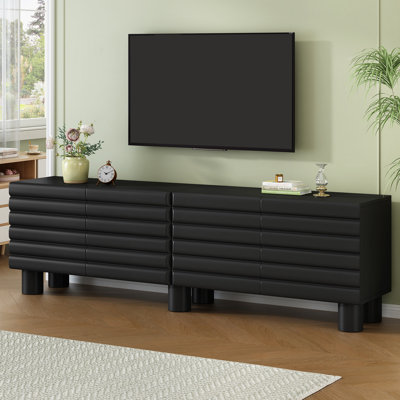 Meuble télé 4 portes pour téléviseur de 75 po ou moins