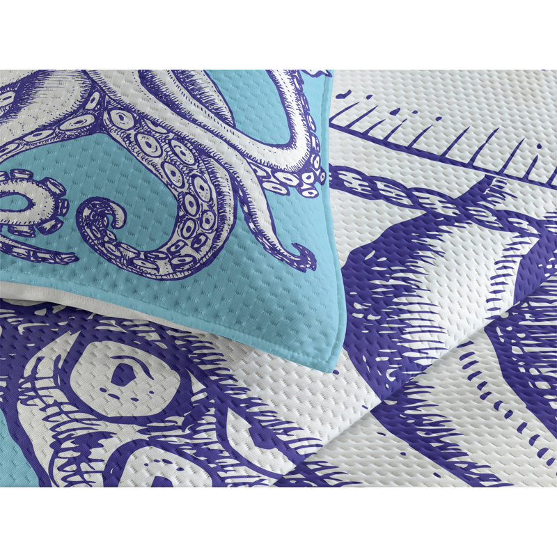 Coastal Polyester Coverlet