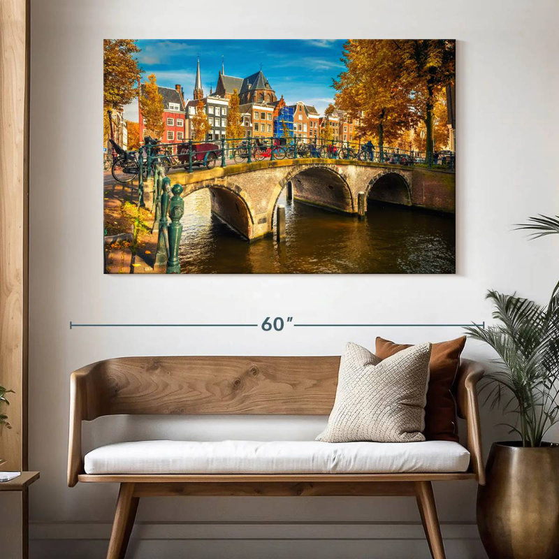 Pont Sirci à Amsterdam, H 34 po x l 51 po