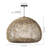 1-Light Pendant Lights Seagrass Dome