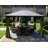 Kozyard Gray Double Roof Hardtop Gazebo with Curtain and Mosquito Netting-712839123
