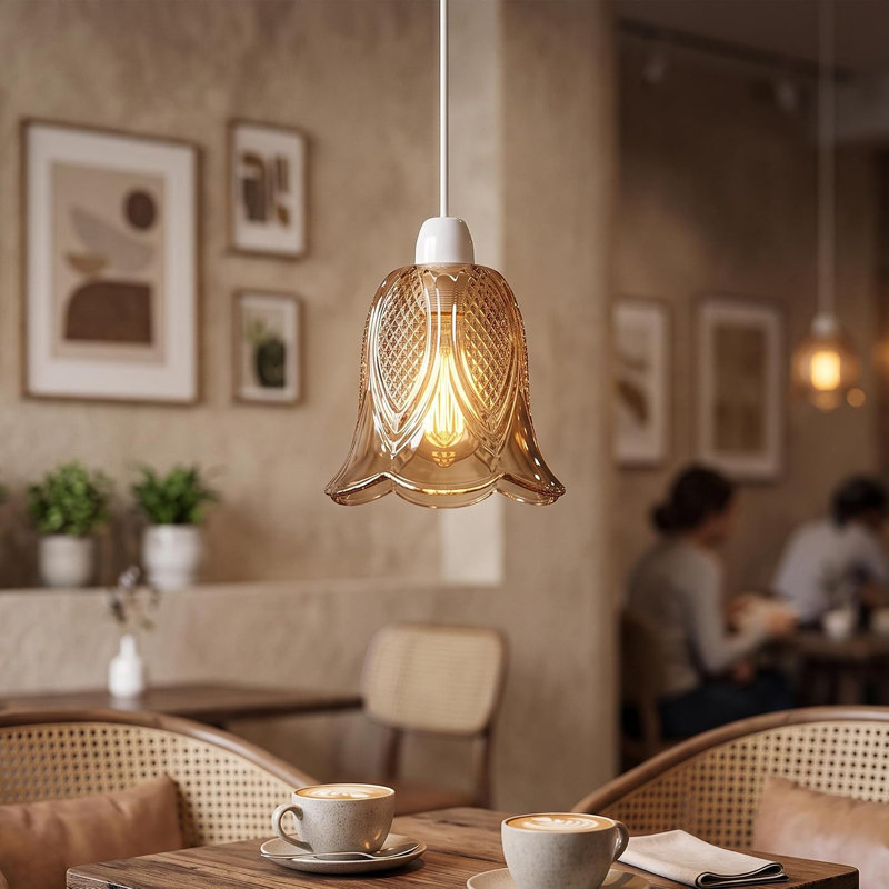 Glass Lamp Shade, Tulip