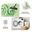 Tapis vert à motif d'aquarelle abstraite 1pc pour le salon, doux et confortable, convient à toutes les saisons, facile à entretenir, lavable à la machine, tapis de dessous de table convenant à la table à manger, à la chambre à coucher, à la cuisine, au vestibule, à la maison-129450643