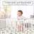 Boho Teddy Bear Fitted Crib Sheet