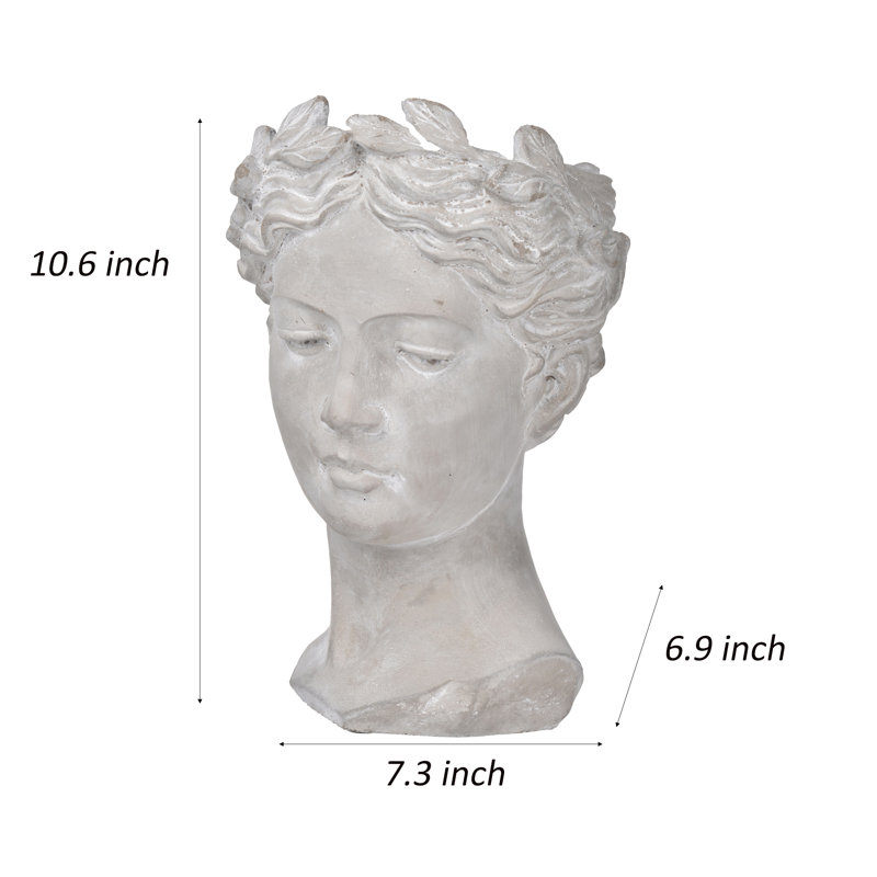 Pot à fleurs antique statue d'ange - Marbre texturé art déco en marbre pour patio extérieur et entrée intérieure