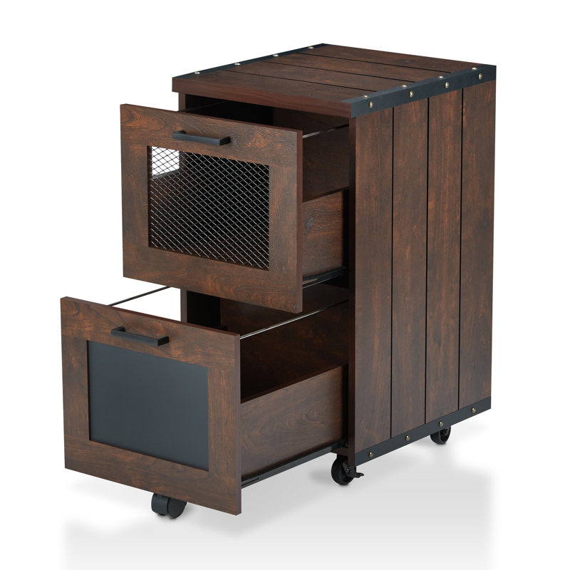 Jorren 15.7'' Wide 2 -Drawer Mobile File Cabinet