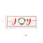Plaque en métal Clara Holiday - Joy