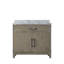 Meuble-lavabo simple avec plateau en marbre