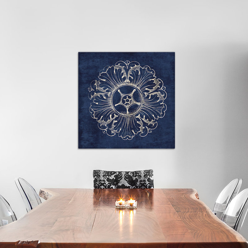 «Rosette VI» par Wild Apple Portfolio - reproduction sur toile, H 26 po x l 26 po x P 1,5 po, Toile