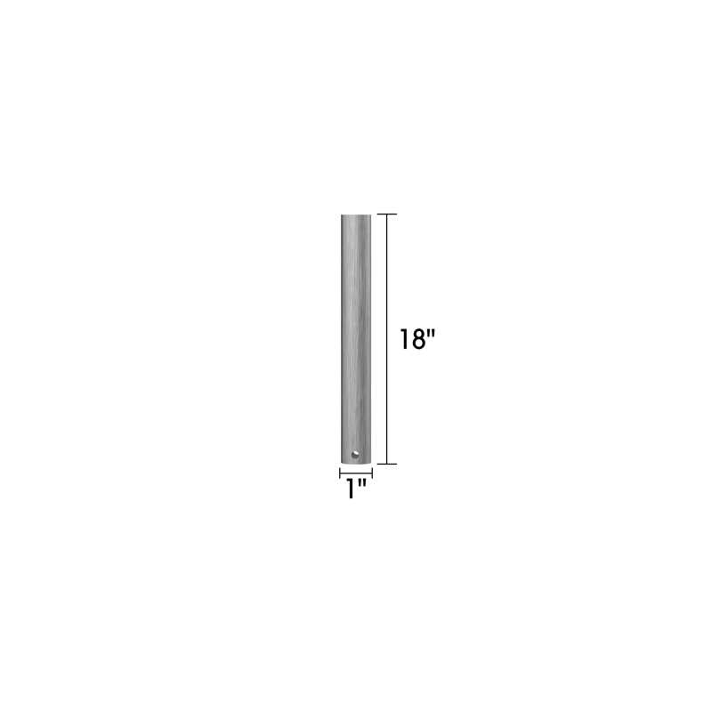 Ventilateur de plafond sans fil 18 "/ 24" / 36 "/ 48", Nickel, H 18 po x l 1 po x P 1 po
