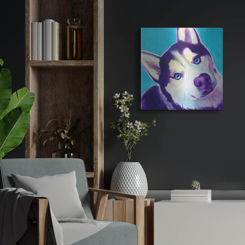 «Husky - Dico» par Dawg Painter, H 24 po x l 24 po