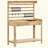 Potting Bench Table, Garden Work Bench, Workstation With Metal Sieve Screen, Removable Sink, Additional Hooks And Baskets For Patio, Courtyards, Balcony