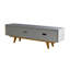 Duke Unfinished TV Stand for TVs up to 88 with Fireplace Included