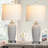 Allisan 25" USB Table Lamp Set with Touch Control and Bulbs-281081787
