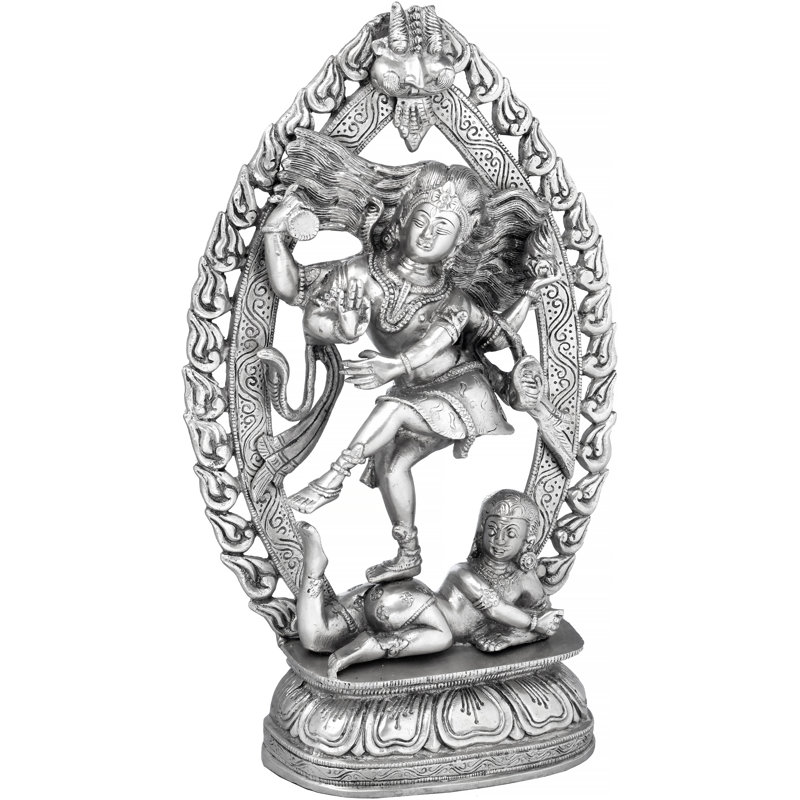 La statue Shiva dansante, Argenté