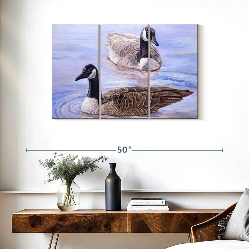 Geese, 24" H x 38" W
