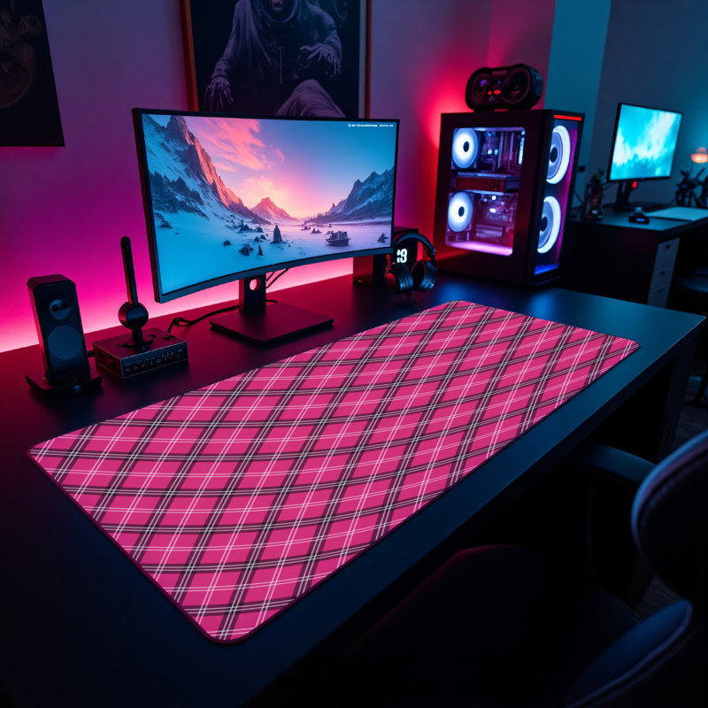 Polyester Desk Pad, 14.4x12.1