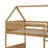 Twin Over Twin House Inspired Floor Bunk Bed With Headboards Included-117530604