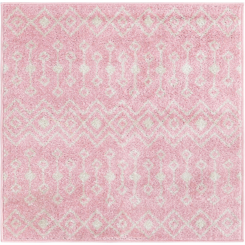 Abstract Indoor Rug, Square 3'3"
