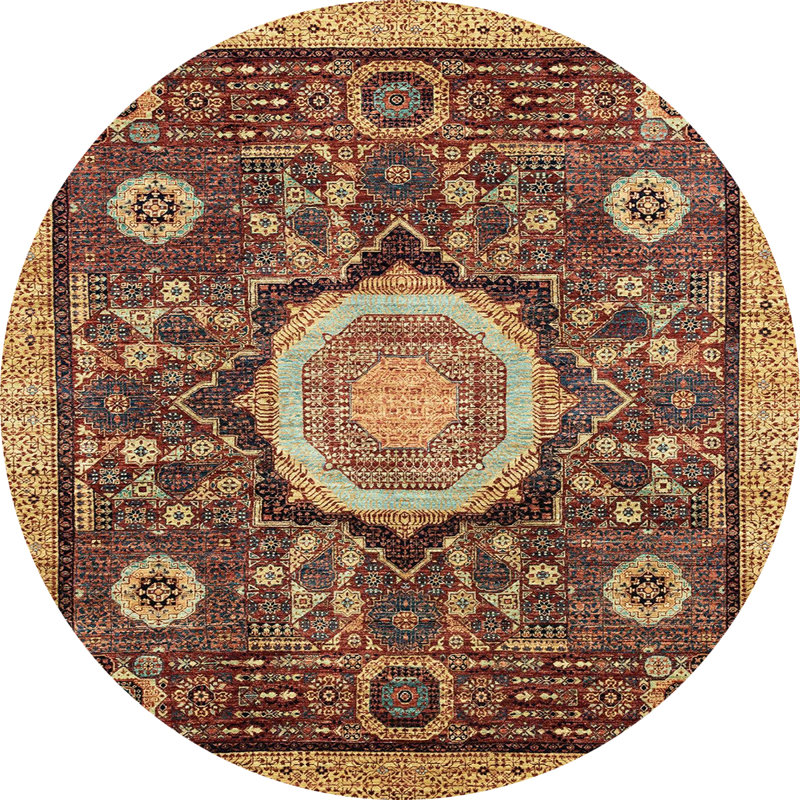 Tapis abstrait moderne 2345, Rond 8 pi