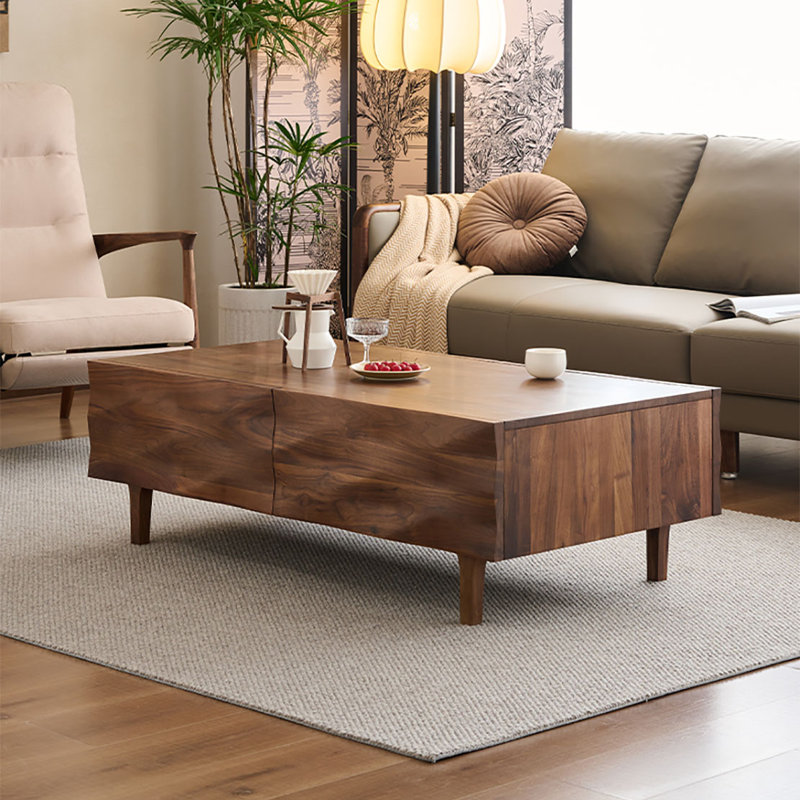 Table de bout en noyer noir