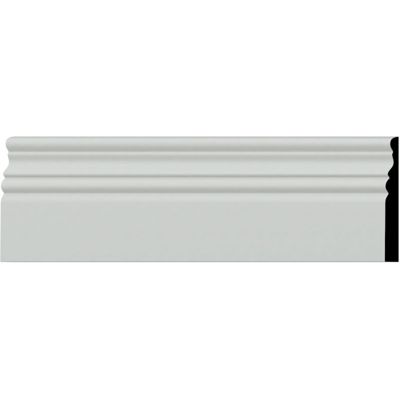 Moulure de plinthe Endurathane Kepler, H 4 1/2 po x P 1/2 po x L 94 1/2 po, apprêtée en usine (paquet de 8)