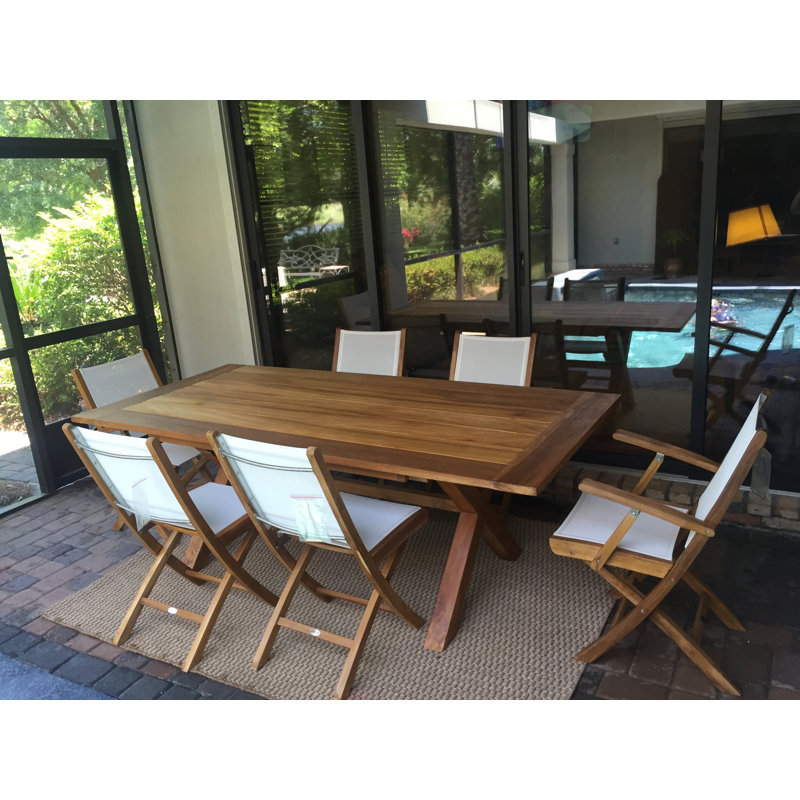 Chumley Outdoor Teak Dining Table
