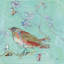 «Aqua Bird» par Kellie Day - estampe numérique sur toile tendue avec châssis-20827495-72778865-72778870