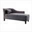 Méridienne en tissu avec garniture cloutée et garniture cloutée 1pc-743123986