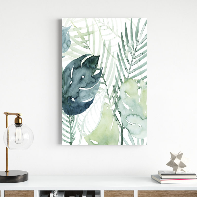«Palm P pièces I», peinture sur toile, H 36 po x l 24 po