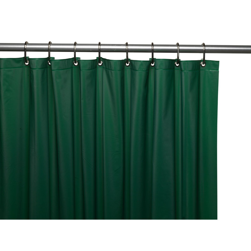 Turquoise PEVA Waterproof Shower Curtain Liner with Metal Grommets